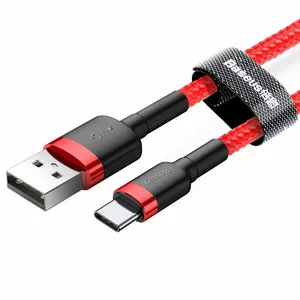 Baseus Cafule USB to USB-C 3A 1m cable Red