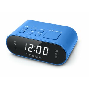 Muse M-10 BL Digital alarm clock Blue