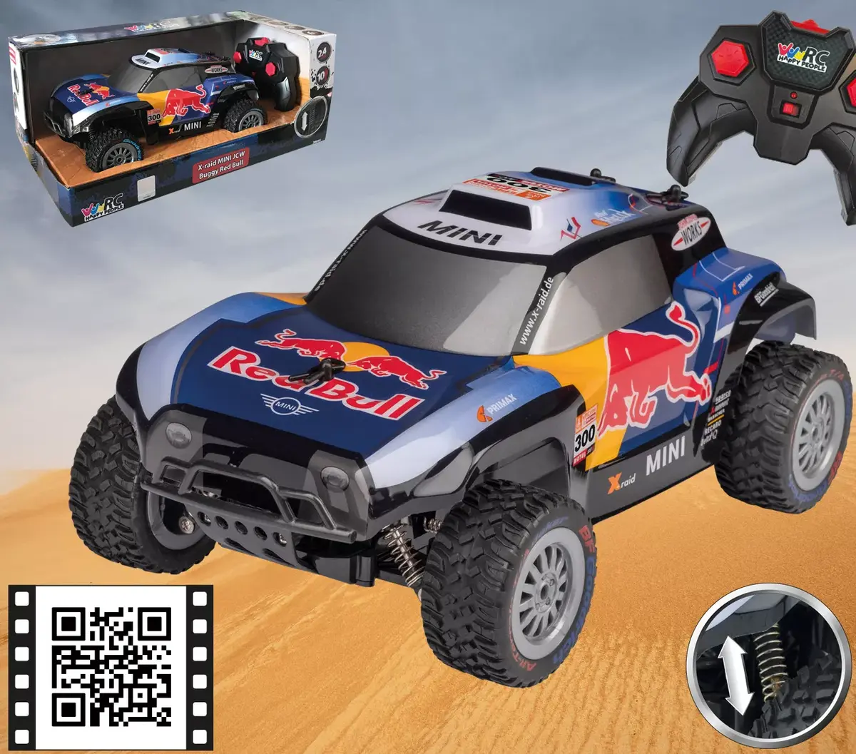 Happy People RC X-Raid MINI JCW buggy 1:16 Photo 2
