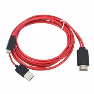 RoGer microUSB to HDMI cable RO-MICROUSB-HDMI-R 4K 30Hz 2m
