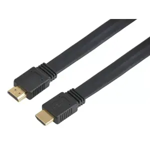 HDMI cable TECHLY ICOC-HDMI2-FE-010TY, HDMI Type A male–male, 1 m, HDMI 2.0, 10.2 Gbit/s, ARC, black