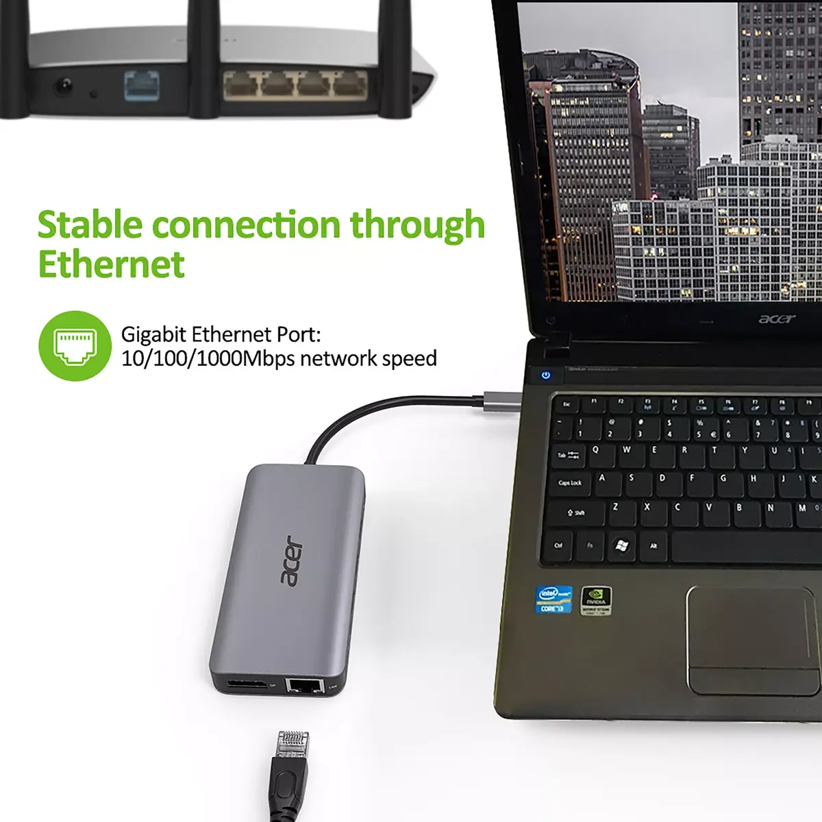 Hubs Acer 12in1 Type C port Photo 14