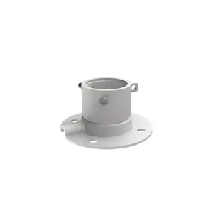 Mount Hikvision DS-1668ZJ — outdoor camera mounting bracket, white, max load 20 kg, Ø 11.5 cm, H 58 mm