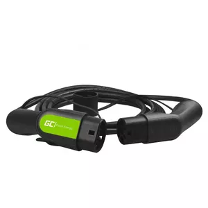 Green Cell EV13 electric vehicle charging cable Black Type 2 1 5 m