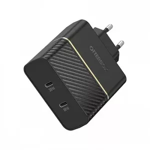 OTTERBOX НАСТЕННОЕ ЗАРЯДНОЕ УСТРОЙСТВО 50W USB-C 30W + USB-C 20W ЧЕРНЫЙ