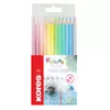 Цветные карандаши KORES KOLORES PASTEL 3 мм, 12 цветов Photo 5