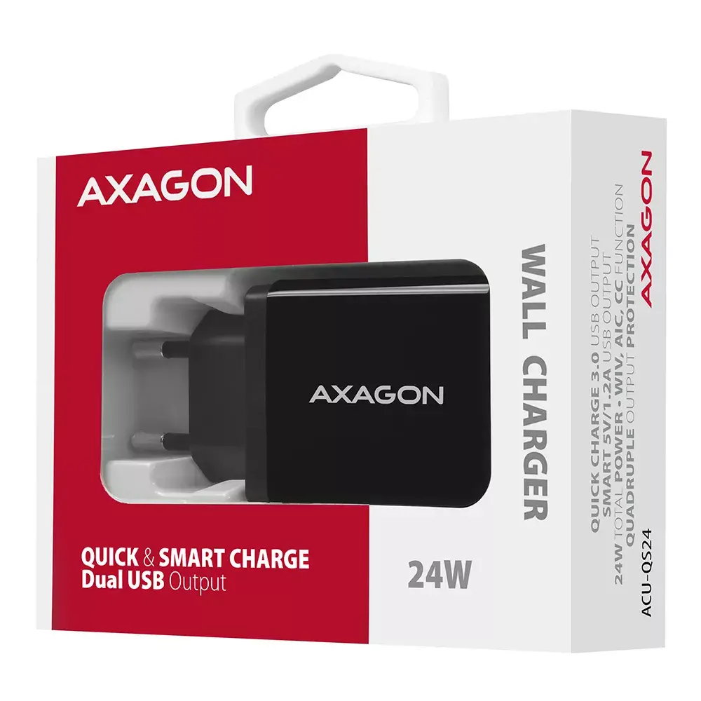 Mobilā ierīce lādētājs Axagon ACU-QS24 Photo 4
