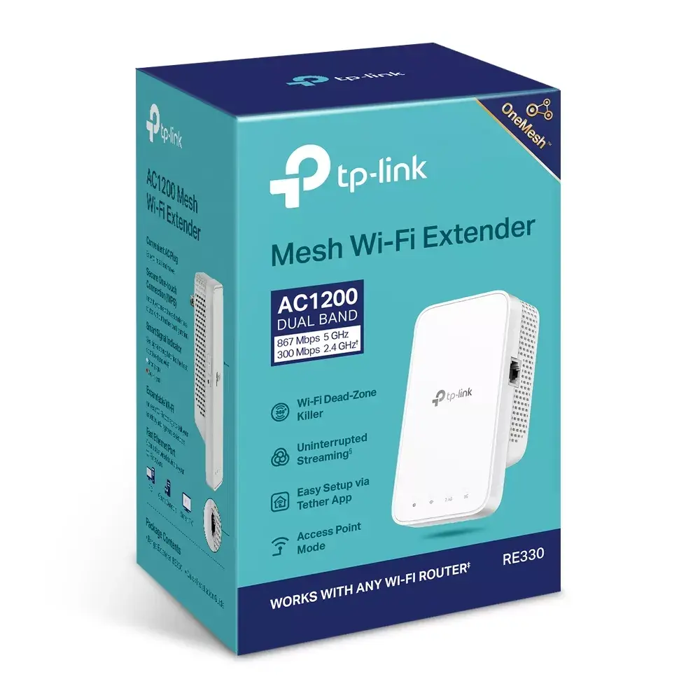 Сетевой репитер TP-Link AC1200 Mesh Wi-Fi Extender Photo 8