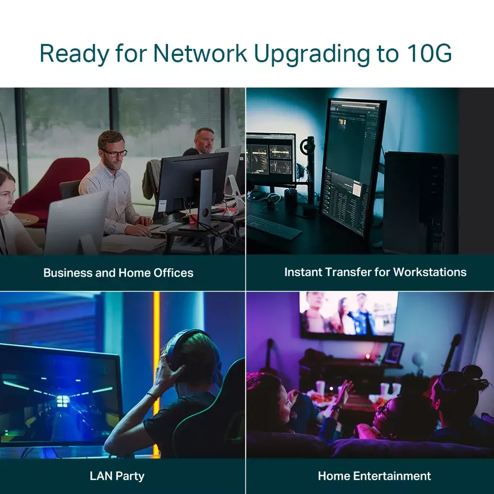Neadministrējams slēdzis TP-Link TL-SX1008 Photo 6