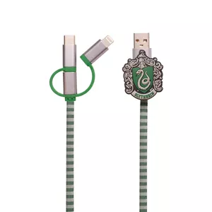 USB Cable Thumbs Up 1002654 1m USB A Micro-USB B Green Grey