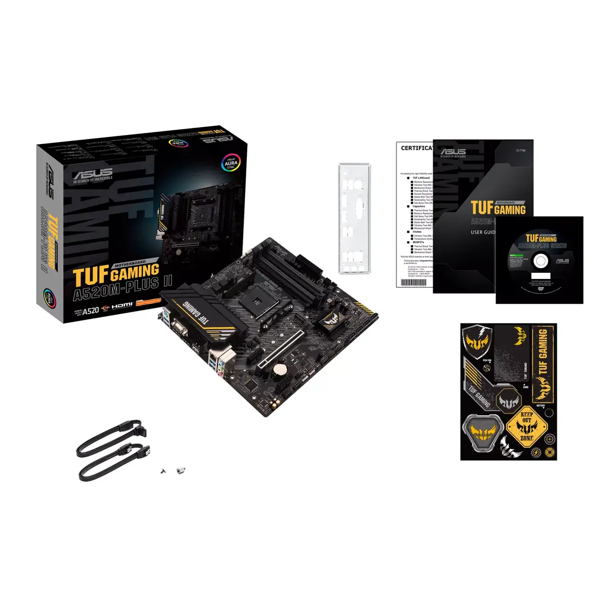Pamatplate ASUS TUF GAMING A520M-PLUS II, 90MB17G0-M0EAY0 Photo 10