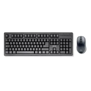 Ultron UMC-200 keyboard Mouse included USB QWERTZ German Black