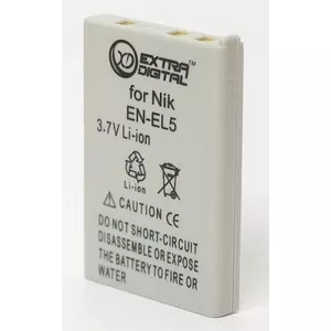 Rechargeable camera battery extra digital EN-EL5 7.2V 1500mAh for Nikon