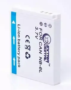 Аккумулятор extra digital NB-6L 3,7В 1200мАч для совместимых камер Canon