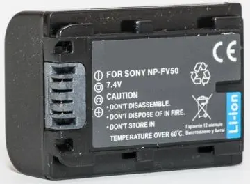 Akumulators extra digital NP-FV50 7.2V