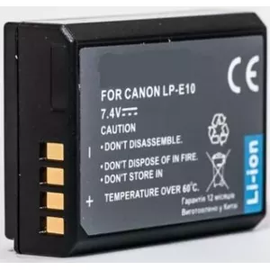 Аккумулятор lithium-ion для фотоаппарата extra digital LP-E10 1080mAh для Canon EOS