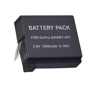 Аккумулятор для камеры extra digital AHDBT-401 3.8V 1220mAh для GoPro