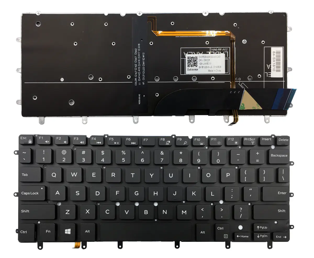 Klaviatūra Dell laptopam Inspiron 13 7000