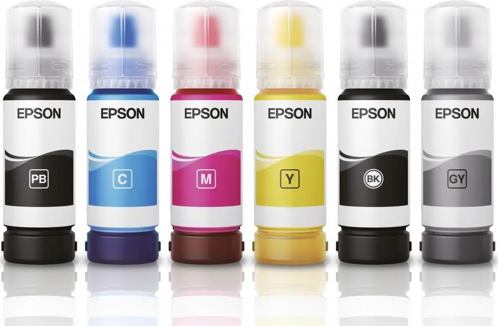 Пурпурные чернила Epson 115 EcoTank C13T07D34A Photo 2