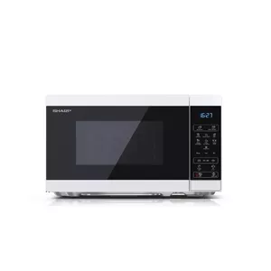 Sharp YC-MS02E-W microwave Countertop Solo microwave 20 L 800 W Black, White