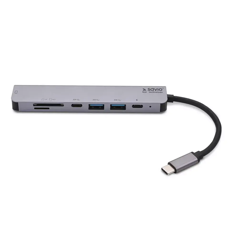 SAVIO AK-47 dokstacija USB 3.2 Gen 1 Type-C Photo 3