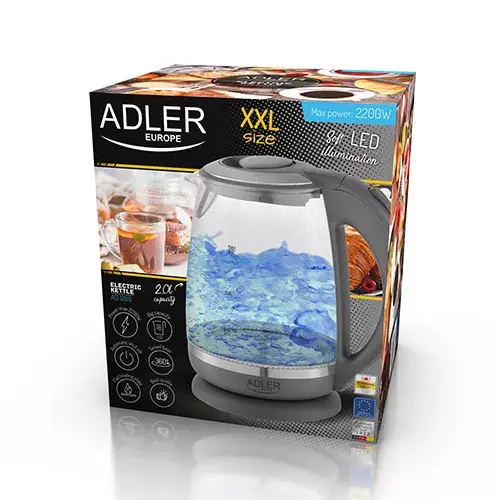Electric kettle Adler 2 L 2200 W AD 1286 Photo 6