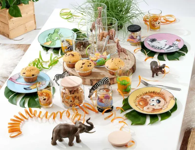 Bērnu galda piederumu komplekts Ritzenhoff & Breker Happy zoo Photo 5