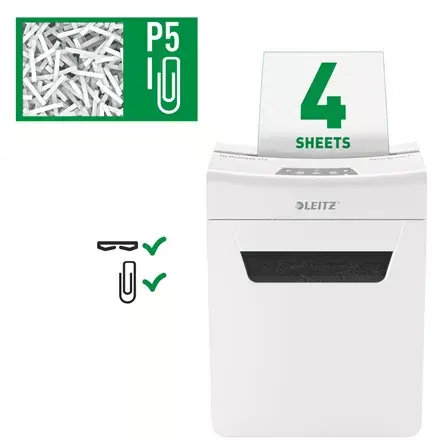 Paper Shredder Leitz IQ Protect Premium 4M P5 Photo 7
