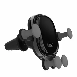 Car air vent holder XO Gravity C43 — universal black mount for smartphones and small devices