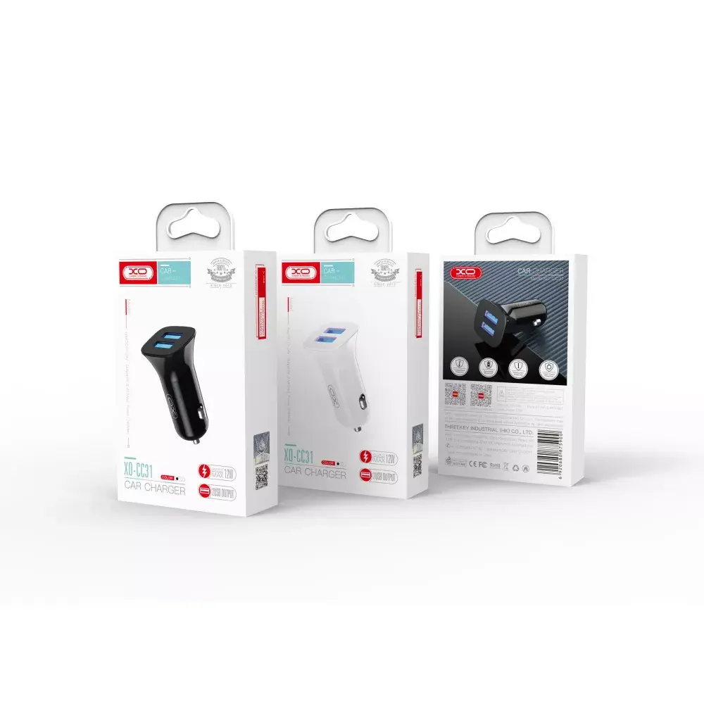 Car charger XO CC31 — 2x USB, 2.4A Photo 3