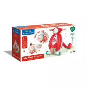 Каталка Clementoni Baby My First Steps Красная Белая