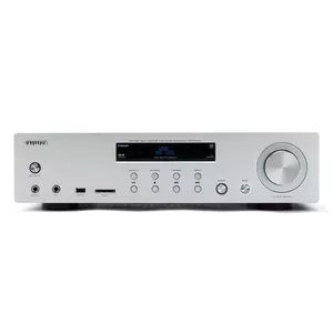 Aiwa AMU-120BTSR audio pastiprinātājs 2.0 kanāli Mājas Sudrabs