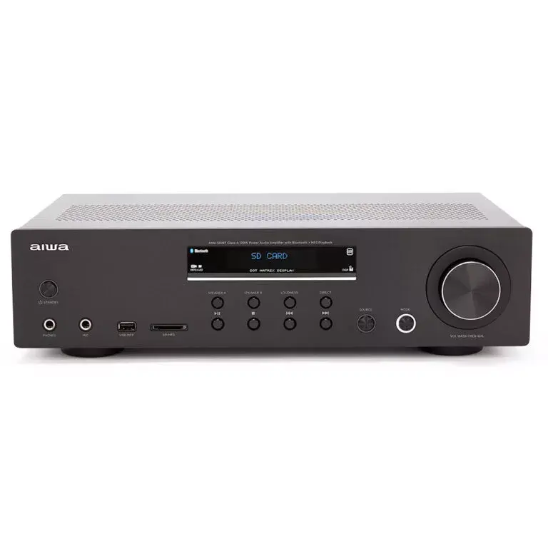Усилитель Aiwa AMU-120BTBK 2.0 канала Photo 4