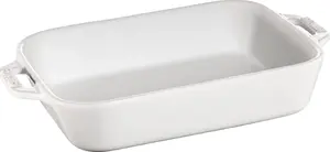 Rectangular Platter Staub 40511-151 4.5 l — White, 4.5 L capacity