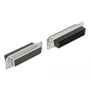 Соединитель DeLOCK 66723 D-Sub HD 50 pin Черный Серебристый