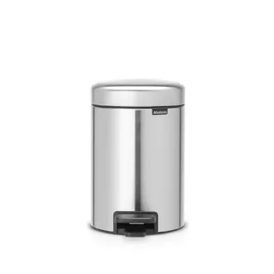 Brabantia Pedal Bin newIcon Apaļš Matēts tērauds