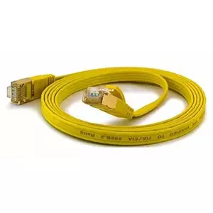 Patch cord Electro Base K8456.2-Yellow-FL RJ45 CAT5E 200cm Yellow