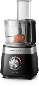 Компактный кухонный комбайн Philips Viva Collection HR7530/10 850 Вт 2.1 л черный 2 скорости импульсный режим с функцией замешивания и цитрусс-прессом