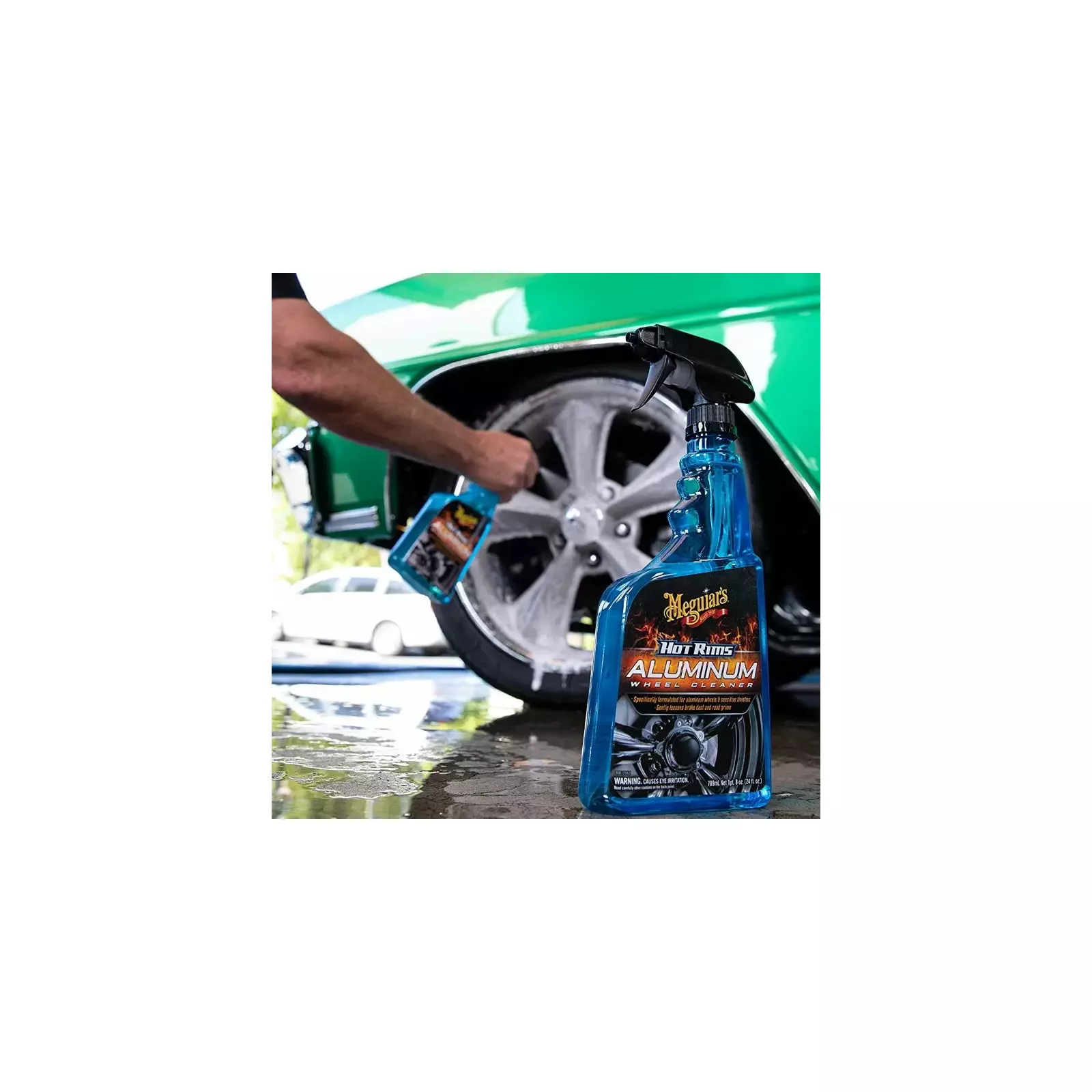 Aluminum Wheel Cleaner Meguiar's Hot Rims, 710ml - G14324 - Pro