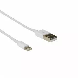 SBOX USB A uz Lightning (iPhone) kabelis, 1 m, balts