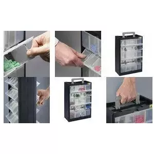 Uzglabāšanas kaste allit VarioPlus DrawBox C 40, izmēri B x H T 300
