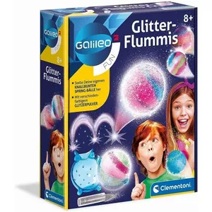 Антистресс игрушка Clementoni Crazy glitter balls — набор тактильных стресс-шаров