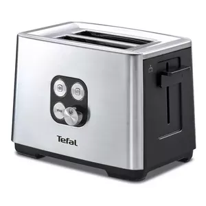 Tefal Equinox TT420D 7 2 šķēle (-s) Melns, Nerūsējošs tērauds