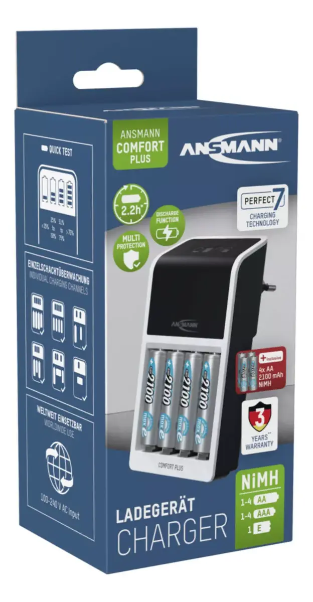 Akumulatora lādētājs Ansmann Comfort Plus Photo 7