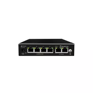 LevelOne FEP-0631 tīkla pārslēgs Fast Ethernet (10/100) Power over Ethernet (PoE) Melns