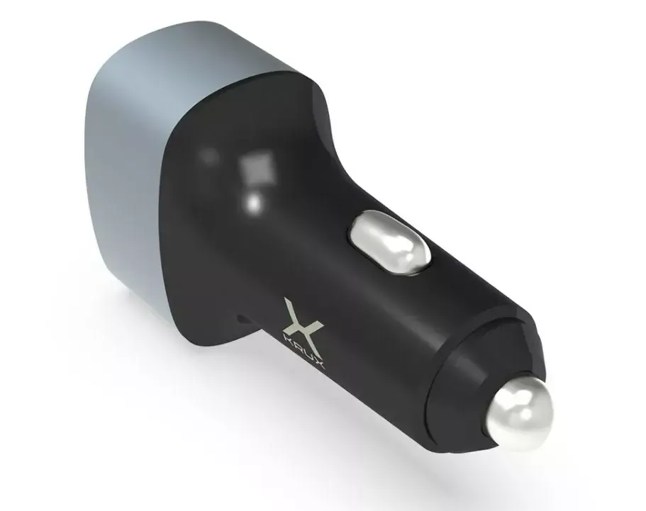 Автомобильное зарядное KRUX 3x USB QC 3.0 Photo 2