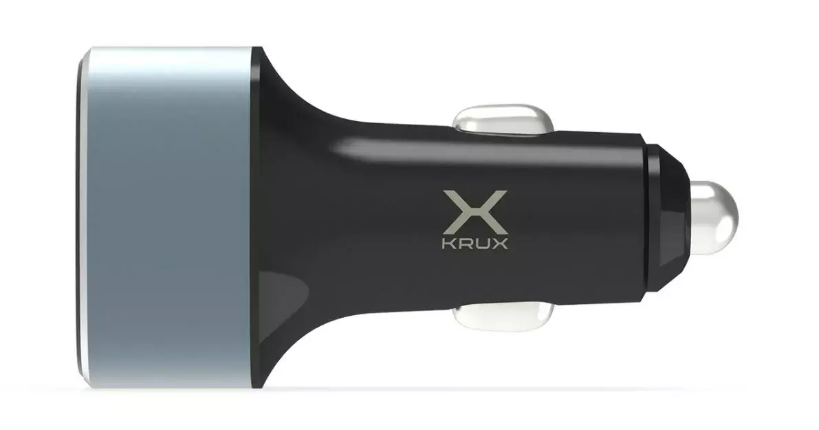 Автомобильное зарядное KRUX 3x USB QC 3.0 Photo 4