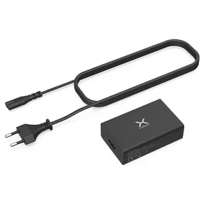 KRUX 4x USB Wall Charger with 1x USB‑C, Quick Charge 3.0, 60W total, cable holder