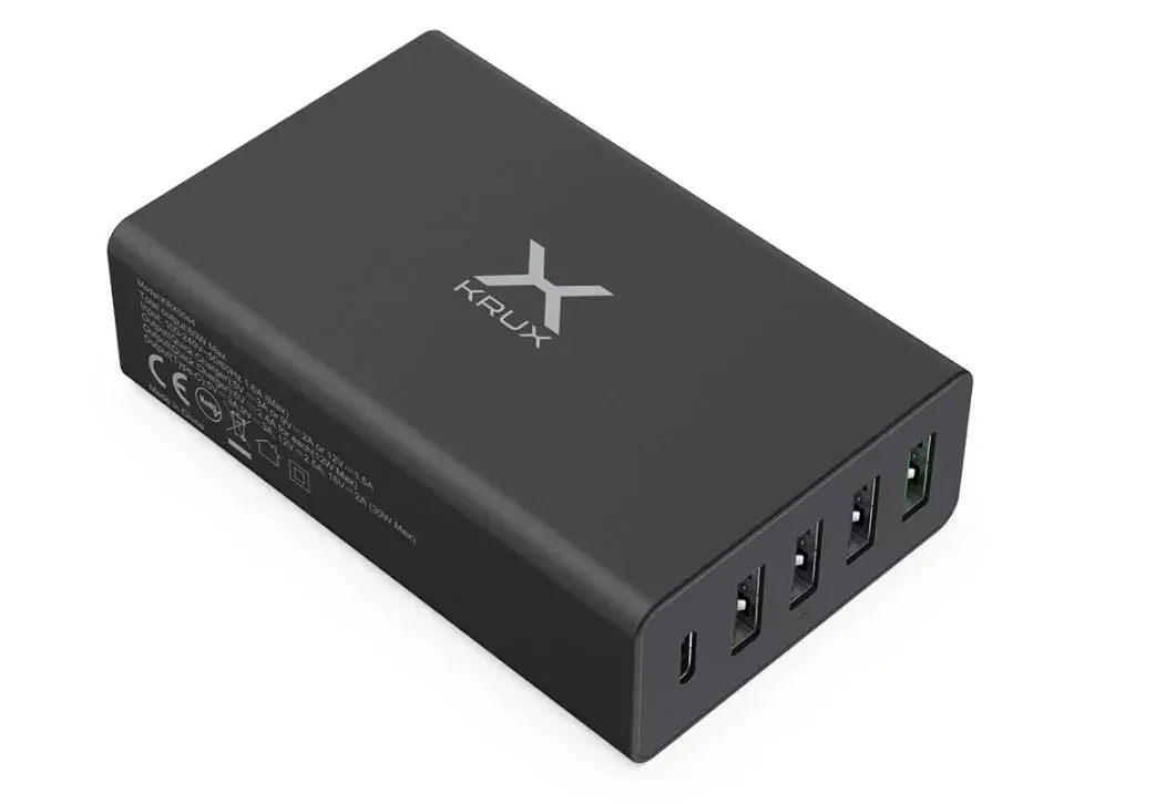 KRUX 4x USB Wall Charger with USB‑C, QC 3.0, 60W Photo 8