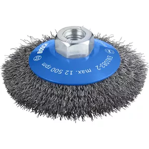 Pre-polishing brush Bosch Clean for Metal Tapered Brushes Crimped Wire